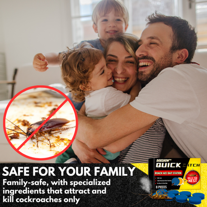 NOWORDUP® QuikCatch Killer RoachAce Bait Station