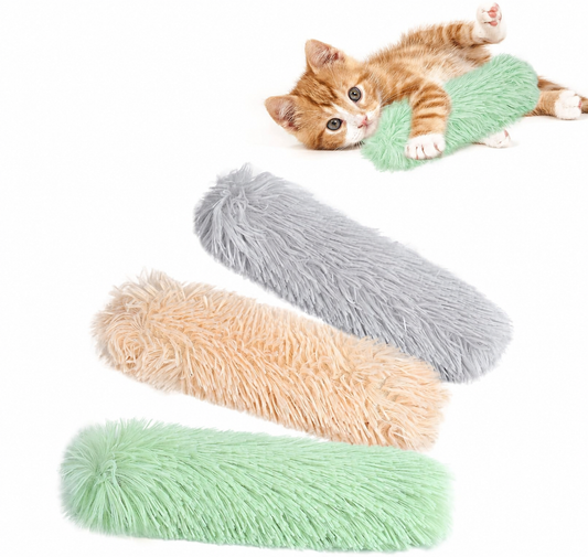 MomoNook Cat Toys Pillows, Soft and Durable Crinkle Sound with Catnip Inside, Interactive Indoor Kitten Kicker, Promotes Kitty Exercise