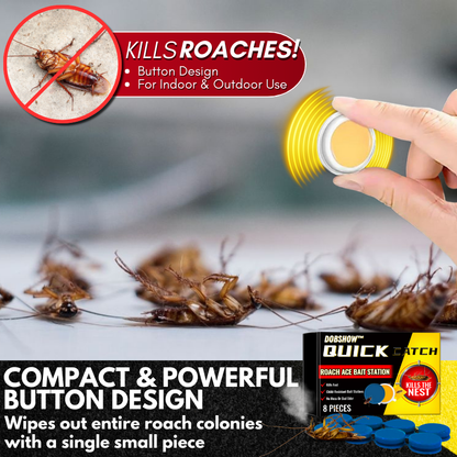 NOWORDUP® QuikCatch Killer RoachAce Bait Station