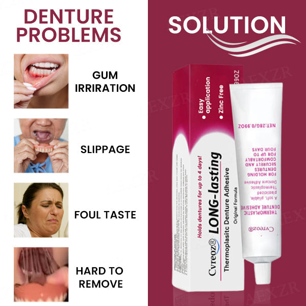 Cvreoz® Thermoplastic Denture Adhesive