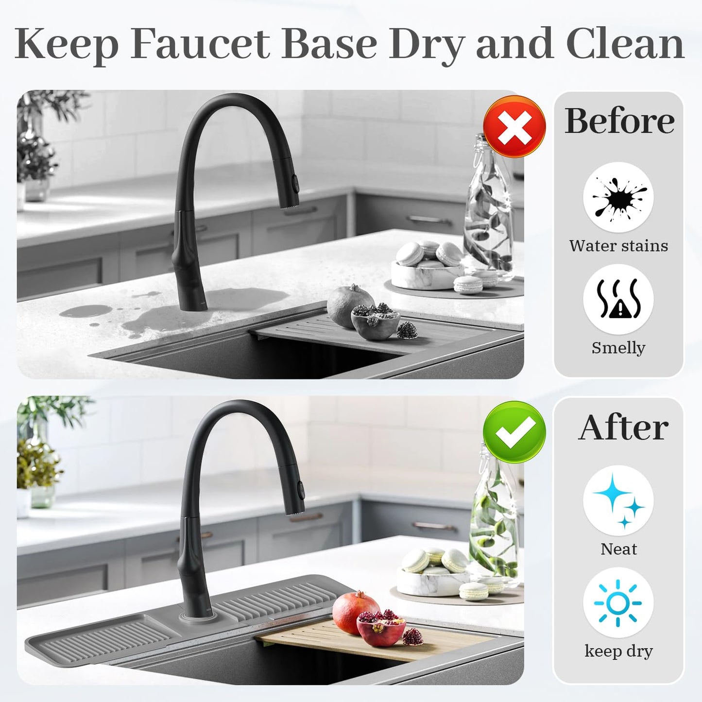 NOWORDUP® Silicone Draining Mat