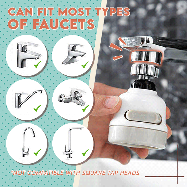 Billhol® 360° Rotate Faucet Nozzle