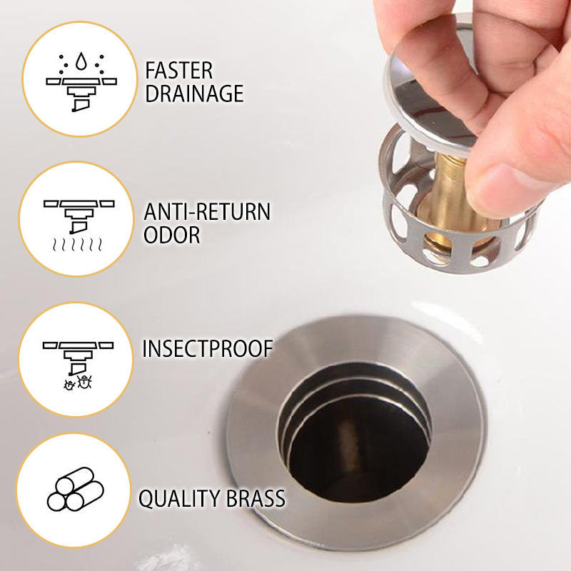 AEXZR® Universal Wash Bin Bounce Drain Filter