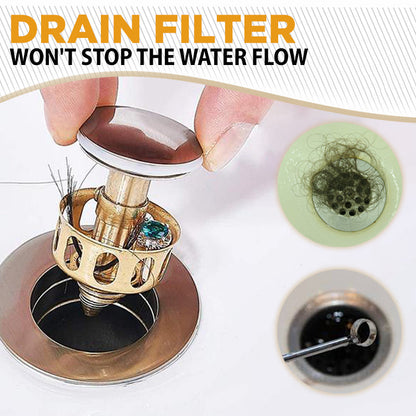 AEXZR® Universal Wash Bin Bounce Drain Filter