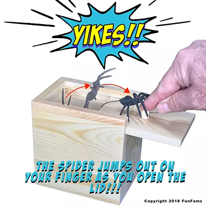 Nurbini® Spider Prank Box | Original Spider Scare Box