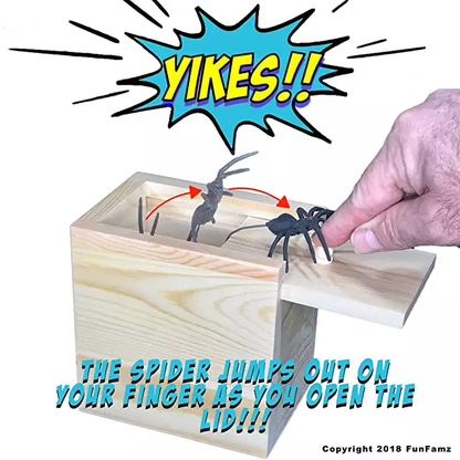 Nurbini® Spider Prank Box | Original Spider Scare Box