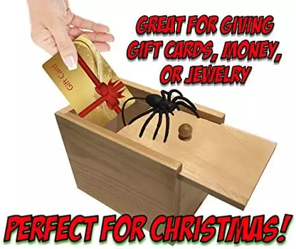 Nurbini® Spider Prank Box | Original Spider Scare Box