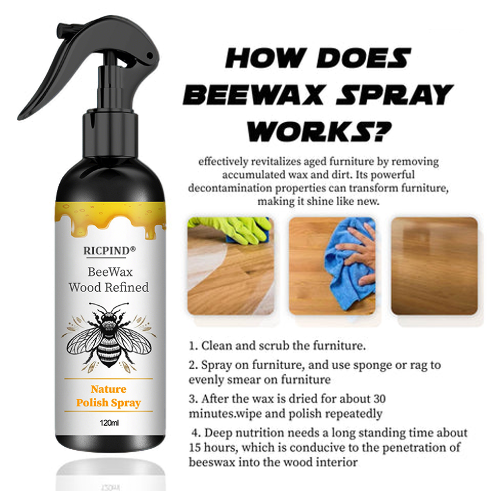 RICPIND® BeeWax Wood Refined Nature Polish Spray