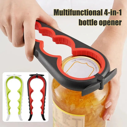 Dobshow® Multi-Functional 4-in-1 Can and Bottle Opener