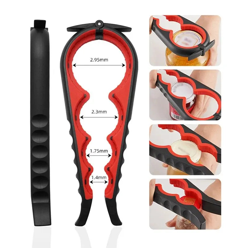Dobshow® Multi-Functional 4-in-1 Can and Bottle Opener