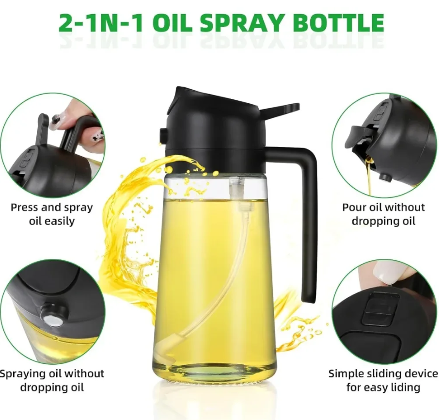 MCOIKY® 2-in-1 Oil Dispenser -💰40% Off, Precision Cooking!