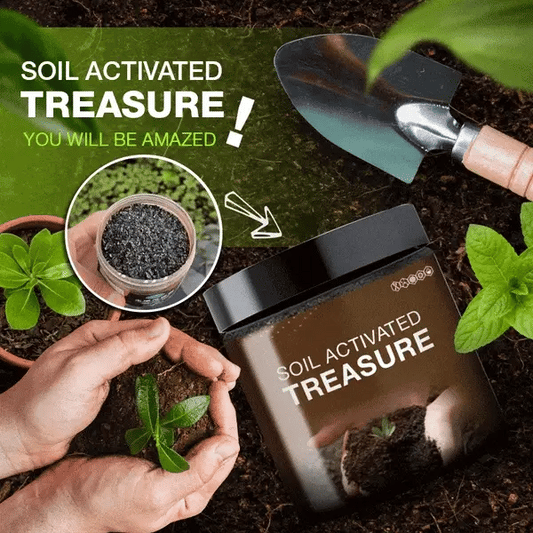 Soil Activated Treasure for Garden Beds, Flower Mixes, Lawns and Gardens, Soil Improvement, Nutrient Absorption Improvement