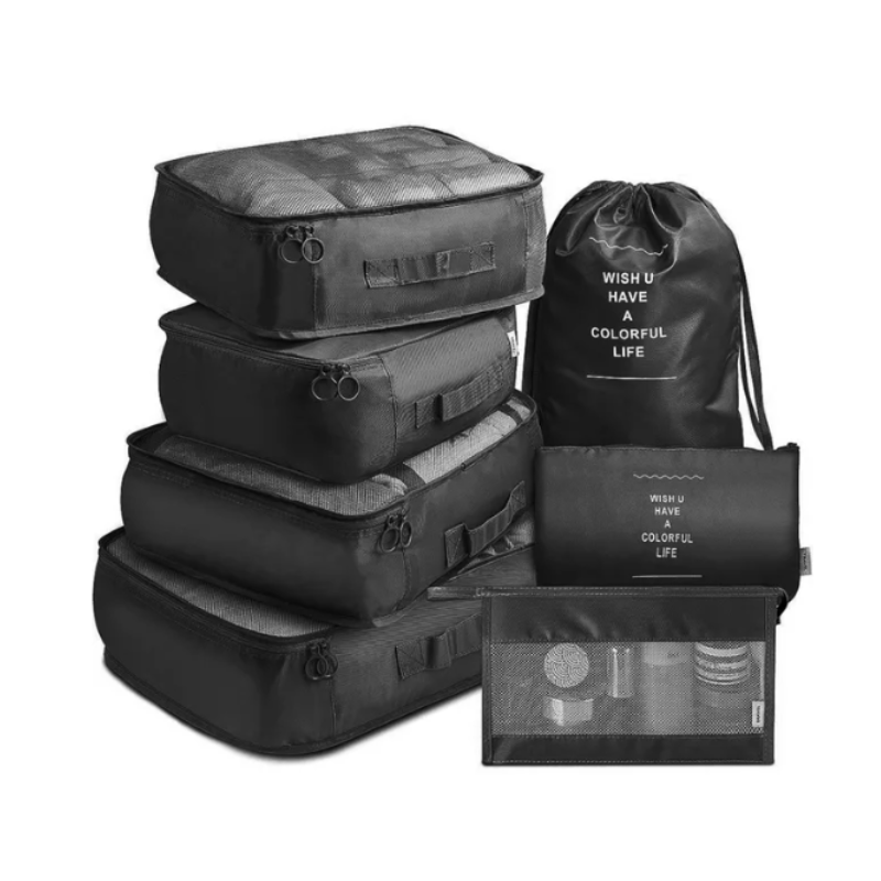 Dobshow® 7-Pieces Waterproof Travel Organizer Packing Set ✈️🧳