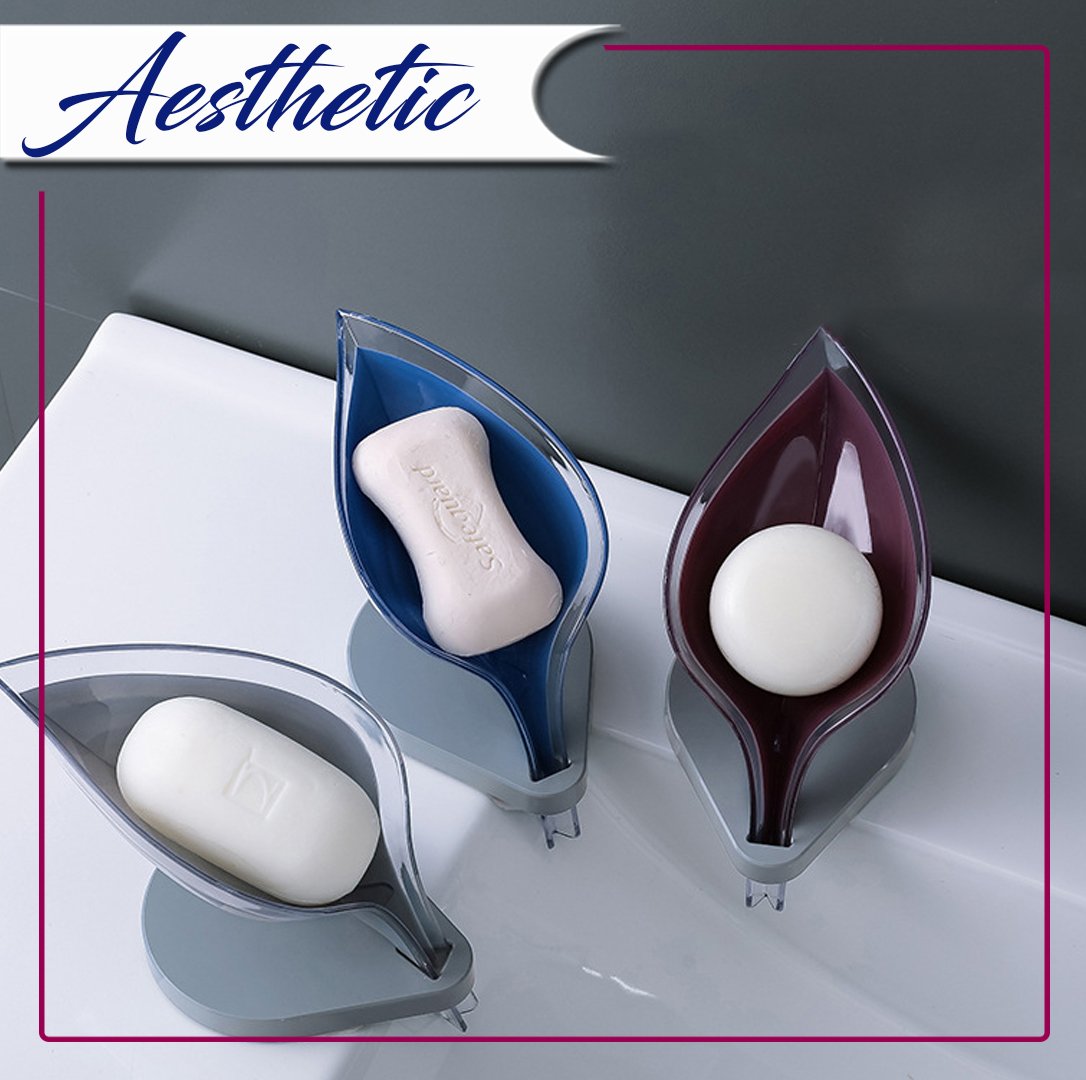 AEXZR® Leaf Shape Hollow Soap Holder