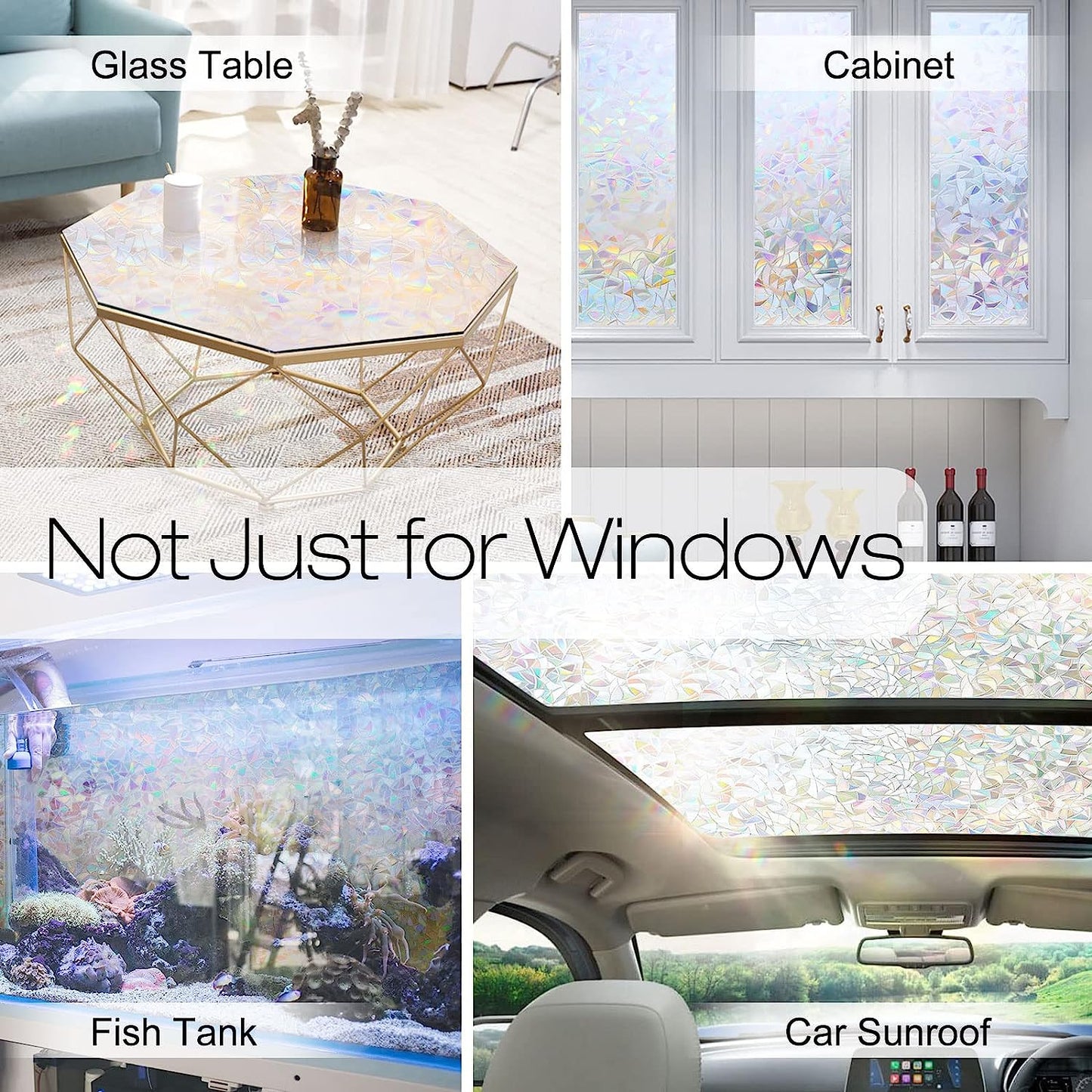 NOWORDUP® Artment Spectrum Rainbow Window Film