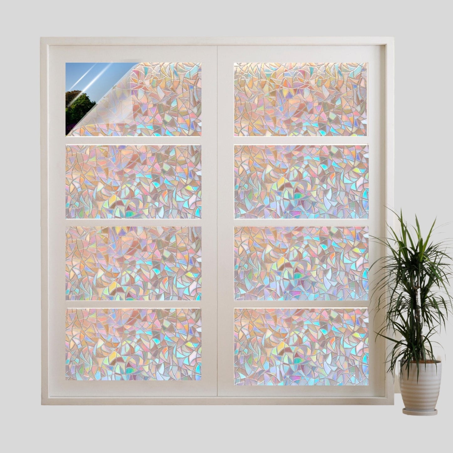 NOWORDUP® Artment Spectrum Rainbow Window Film