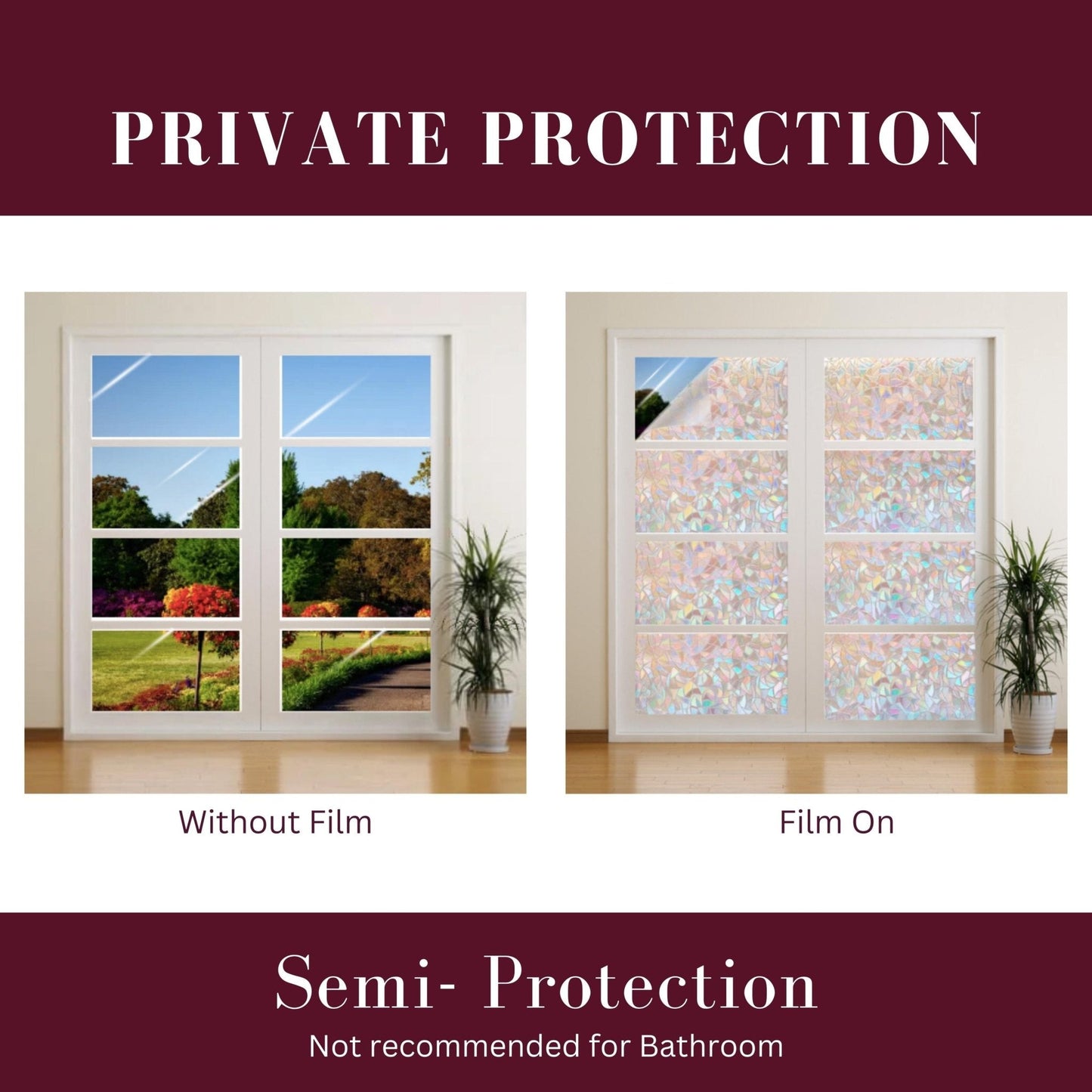 NOWORDUP® Artment Spectrum Rainbow Window Film