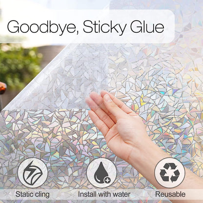 NOWORDUP® Artment Spectrum Rainbow Window Film