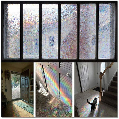 NOWORDUP® Artment Spectrum Rainbow Window Film