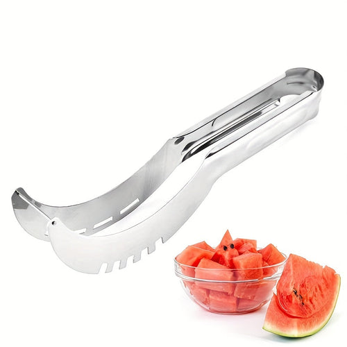 🍉NOWORDUP® Stainless Steel Watermelon Slicer 🔪 Silver 3Cr13 Stainless Steel