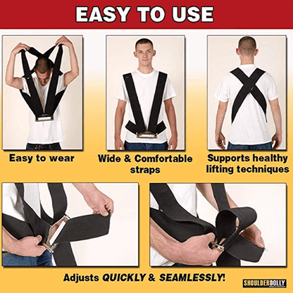 Dobshow® Furniture Lifting Straps (UP TO 800 POUND)