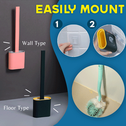 AEXZR® Silicone Toilet Brush and Holder Set