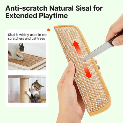 (𝙎𝙥𝙚𝙘𝙞𝙖𝙡 𝙋𝙧𝙤𝙢𝙤𝙩𝙞𝙤𝙣💖)MomoNook Catnip Kicker Toy: 6000mg Organic Catnip & Durable Sisal Scratching Toy for Indoor Cats & Kittens