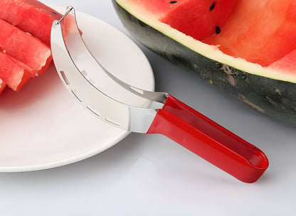 🍉NOWORDUP® Stainless Steel Watermelon Slicer 🔪 Silver 3Cr13 Stainless Steel