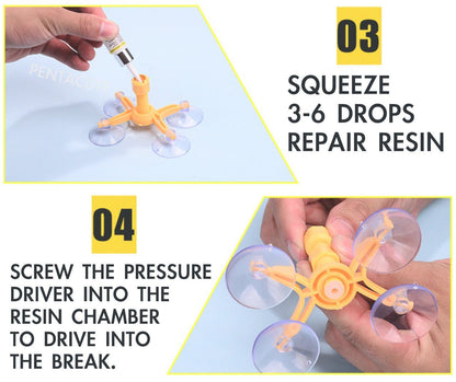 Dobshow® Cracked Glass Repair Kit