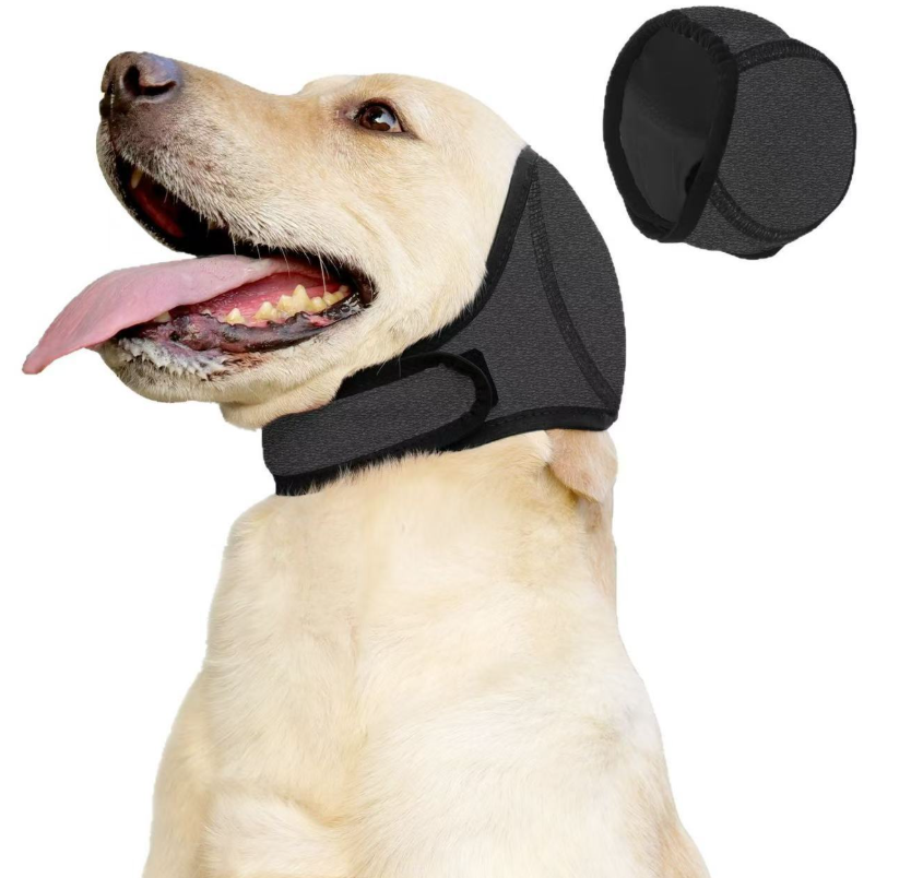 MomoNook Waterproof Calming Dog Hoodie - Noise Cancelling Ear Protection for Pets