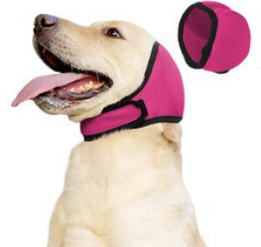 MomoNook Waterproof Calming Dog Hoodie - Noise Cancelling Ear Protection for Pets