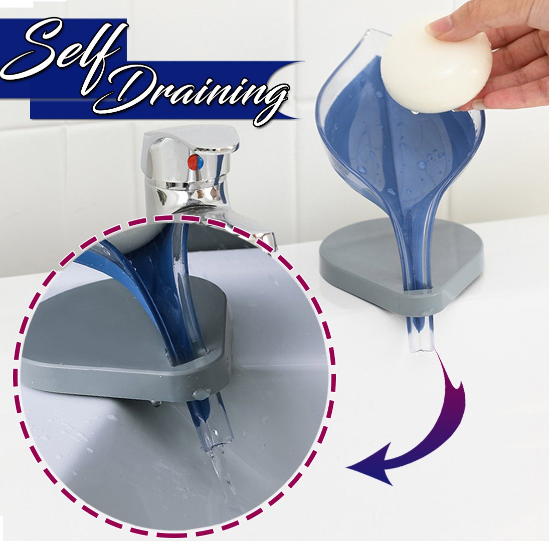 AEXZR® Leaf Shape Hollow Soap Holder