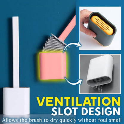 AEXZR® Silicone Toilet Brush and Holder Set
